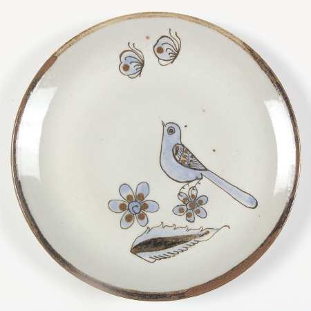 El Palomar Blue Salad Plate