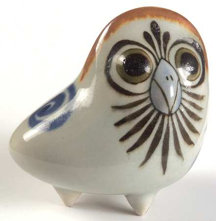 El Palomar Blue 3" Owl Figurine