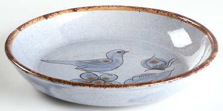 El Palomar Blue Coupe Soup Bowl