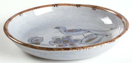 El Palomar Blue Coupe Soup Bowl