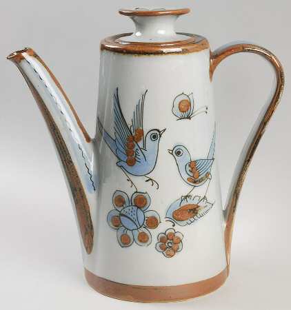 El Palomar Blue Coffee Pot & Lid