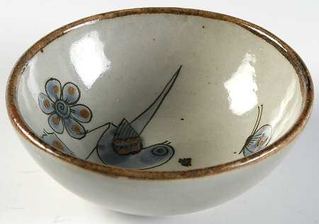 El Palomar Blue Fruit/Dessert (Sauce) Bowl