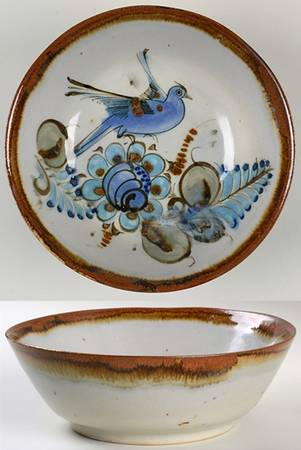 El Palomar Blue 8" Round Vegetable Bowl