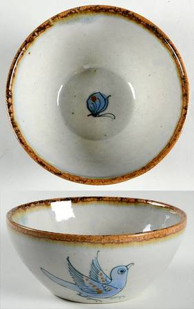 El Palomar Blue Coupe Cereal Bowl