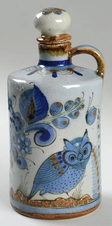 El Palomar Blue Carafe & Lid