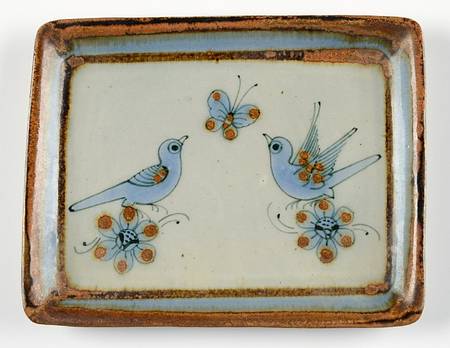 El Palomar Blue 8" Rectangular Serving Platter