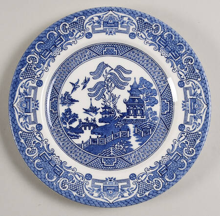 Blue Willow Bread & Butter Plate