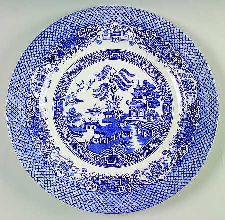 Blue Willow 11" Chop Plate (Round Platter)