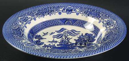 Blue Willow Rim Soup Bowl