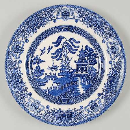 Blue Willow Salad Plate