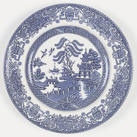 Blue Willow Luncheon Plate