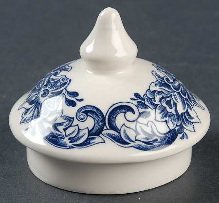 Dickens Series Blue Lid for Sugar Bowl