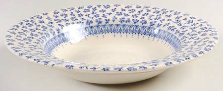 EIT6 Blue Rim Soup Bowl