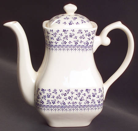 EIT6 Blue Coffee Pot & Lid
