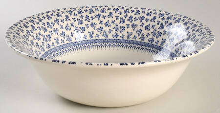 EIT6 Blue 8" Round Vegetable Bowl by English Ironstone Tableware