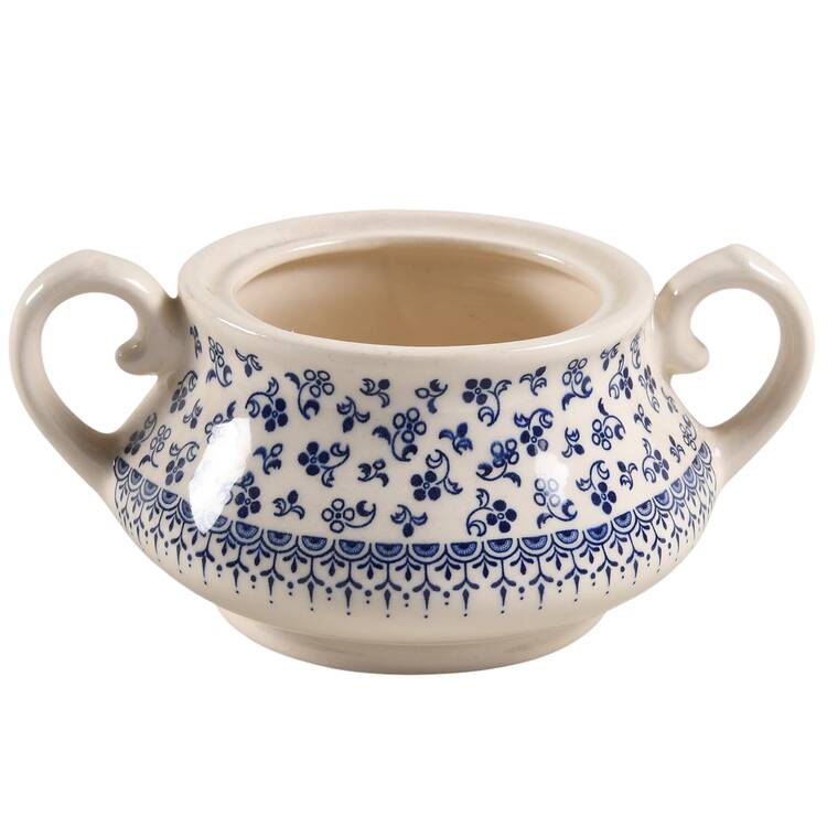 EIT6 Blue Sugar Bowl No Lid