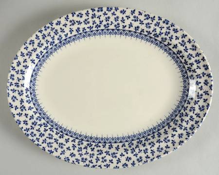 Provence Blue 11" Oval Serving Platter