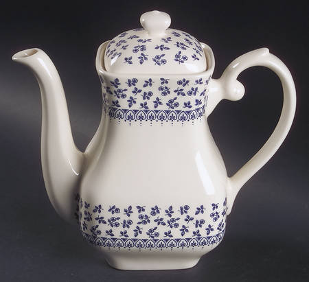 Provence Blue Coffee Pot & Lid