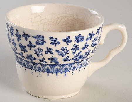 Provence Blue Flat Cup