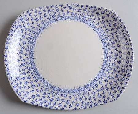 Provence Blue Cake Plate