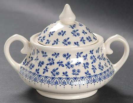 Provence Blue Sugar Bowl & Lid