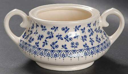 Provence Blue Sugar Bowl No Lid