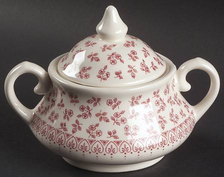Provence Red Sugar Bowl & Lid