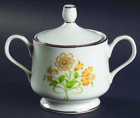 Floral Generation Sugar Bowl & Lid
