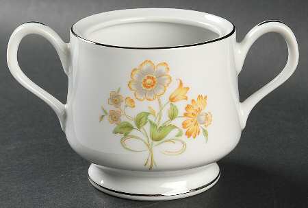 Floral Generation Sugar Bowl No Lid