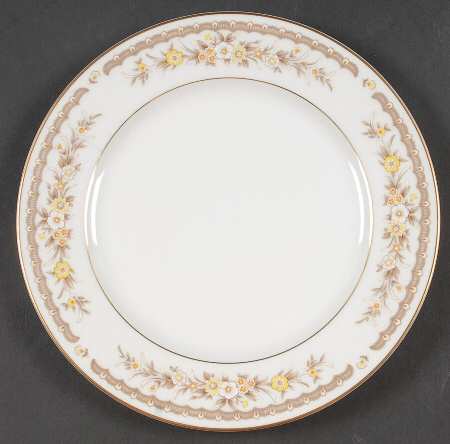 Golden Autumn Salad Plate by Ekco