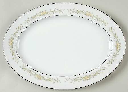 Milancia 12" Oval Serving Platter by Ekco
