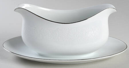 Monique Lace Gravy Boat with Attached Underplate