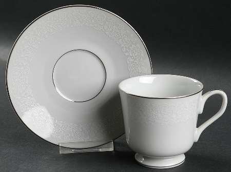 Monique Lace Footed Cup & Saucer Set