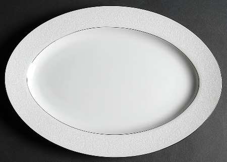 Monique Lace 14" Oval Serving Platter