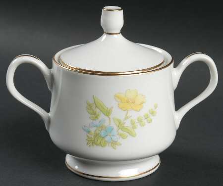 Spring Bouquet Sugar Bowl & Lid