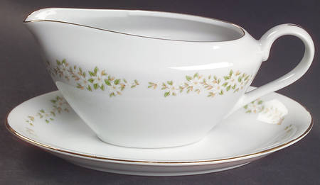 Spring Meadow Gravy Boat & Underplate/Relish