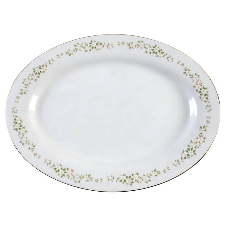 Spring Meadow 16" Oval Serving Platter by Ekco