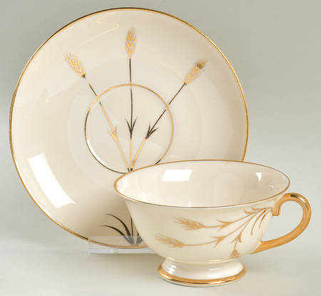 Footed Cup & Saucer Set