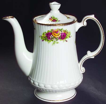 English Garden Coffee Pot & Lid