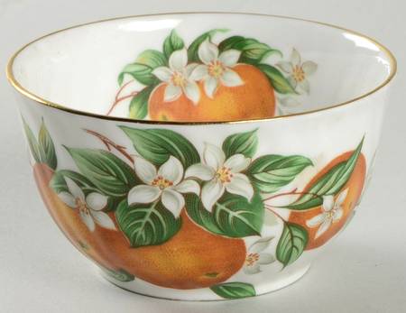 Florida Oranges Mini Open Sugar Bowl