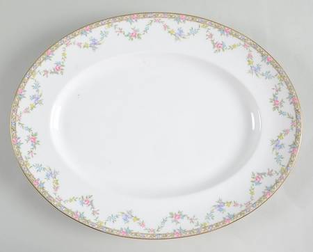 Garland Rose 13" Oval Serving Platter
