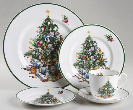 Seasons Greetings 5 Piece Place Setting