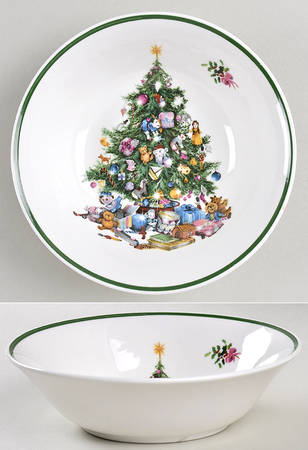 Seasons Greetings Coupe Cereal Bowl