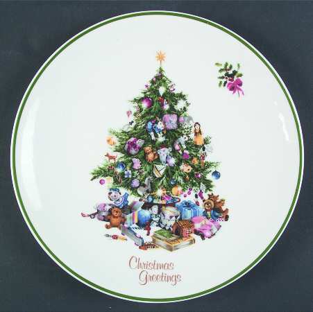 Seasons Greetings 9" Cookie Plate