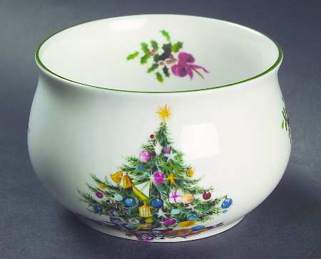 Seasons Greetings Open Sugar Bowl
