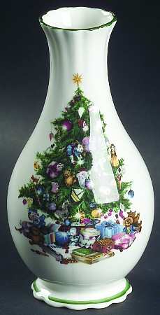 Seasons Greetings 6" Vase