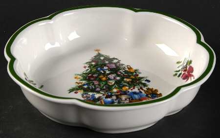 Seasons Greetings Open Candy Dish
