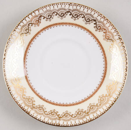 Swiss Cottage Saucer for Flat Cup
