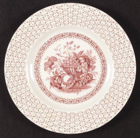 Beverley Red Salad Plate
