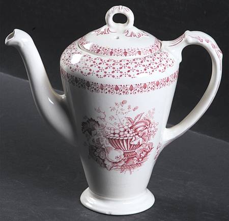 Beverley Red Mini Coffee Pot & Lid